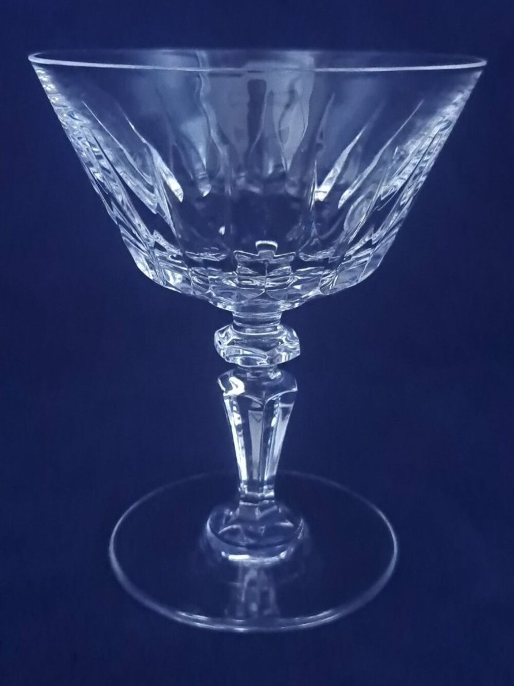Val St Lambert Balmoral Crystal Champagne/Tall Sherbet Glass Vintage
